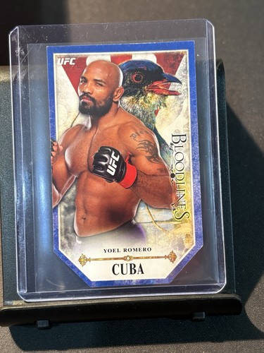 2014 UFC Bloodlines Yoel Romero  Die Cut  Insert Cuba Rookie year - Picture 1 of 2