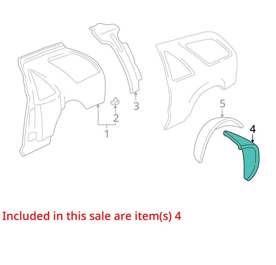 SE ADAPTA A CHEVROLET GMC BLAZER JIMMY PANEL RR 1995-2005 CON OTR 15668861 - NUEVO OEM Foto 2 de 3