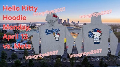 🐱Dodgers Hello Kitty Hoodie 4/13/2026 Giveaway PRESALE | eBay