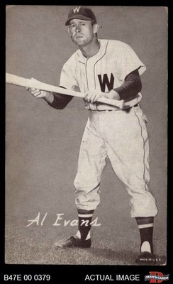 1947 Exhibits Al Evans Senators 3 - VG