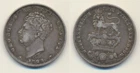 Photo of a 1825 Great Britain Shilling (1816-1837) from an eBay sale