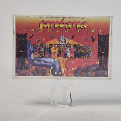 Santana Sacred Fire (Cassette, 1993 Polydor) VG-VG+