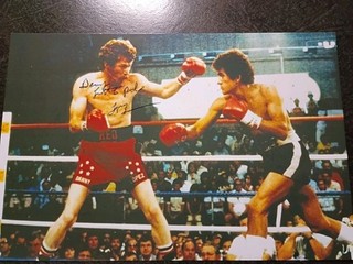 DANNY "LITTLE RED" LOPEZ Hand Signed Autograph PHOTO LEGEND BOXING CHAMPION