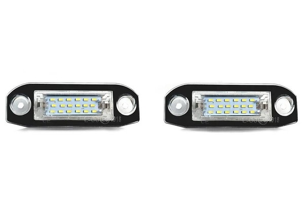 Volvo C70 V60 S60 V70 V50 Set Kennzeichenbeleuchtung WeißE LED Lampen-image