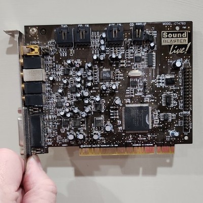 Creative Sound Blaster Live! CT4760 PCI 5.1 Channels Sound Card Digital Out