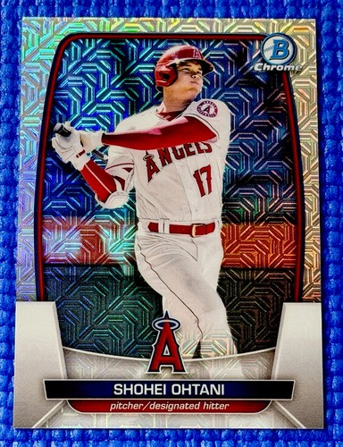 2023 Bowman Chrome Shohei Ohtani #51 Mega Box Mojo Refractor Angels Dodgers