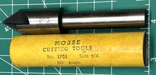 Morse Cutting Tool 1751, 3/4” 60 Degree Angle Machine Countersink, Unused