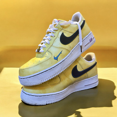 nike air force 1 lv8 peace love yellow
