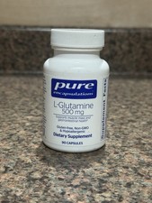 Pure Encapsulations L-Glutamine 500 mg 90 VegCap Exp 1/28