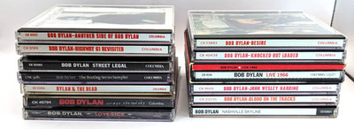 Bob Dylan Huge CD Lot Another Side Hwy 61 Live 66 Blood On Tracks Desire Dead
