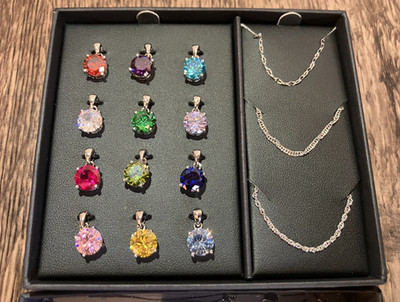 Bella Luce 35.64ctw Multi Color Gemstones Rhodium Over Brass Pendant & Chain Set
