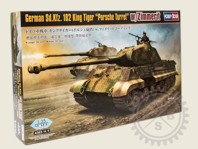 Sd.Kfz.182 Tiger II, Porsche Turm / 1:35 - Hobby Boss - 84530