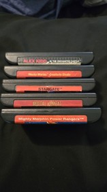SEGA Genesis Game Cartridge Lot Bundle - Mixed Titles )
