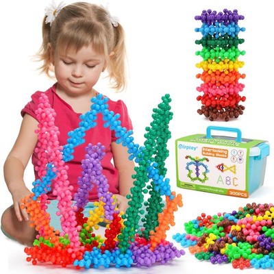 Building STEM Toys for 3 4 5 6+ Year Old Boy Girl Gifts, 300PCS Educational I...