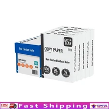 5-Ream Office Copy Paper 2500 Sheets Jam Resistant Multi-Purpose Printer New