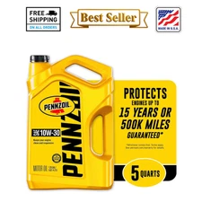 SAE 10W-30 Motor Oil 5 Qt. Pennzoil