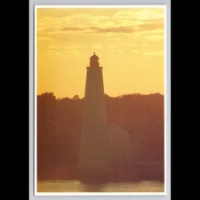Vintage Postcard New London Connecticut Lighthouse Unposted Scenic Collectible