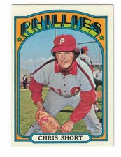 1972 Topps #665, Chris Short, Phillies, NM