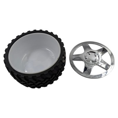 Nobby Tire Bowl with Lid Dishware Automotive Novelty Gift