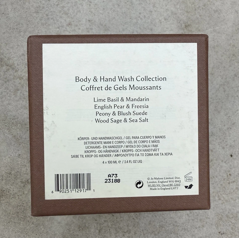 Jo Malone Body And Hand Wash Collection Set Of Four In Holiday Gift Box - Image 3 of 4