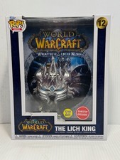 WRATH OF THE LICH KING World of Warcraft Funko POP #12 GameStop Ex Glows in DARK