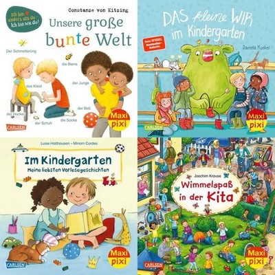Maxi-Pixi-4er-Set 95: Neues aus dem Kindergarten (4x1 Exemplar) 4 Minibücher ...