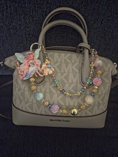 Beaded Fairy Key Chain Multicolor Metal Purse...