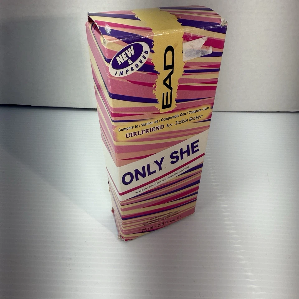 Lote de 2x EAD Only She Perfume Spray Feminino 2,5 oz 75ml Eau De Toilette - Imagem 4 de 4
