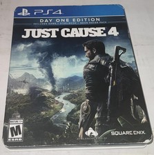 Just Cause 4 Day One PlayStation 4 PS4 Game M Square Enix SteelBook NTSC 2018