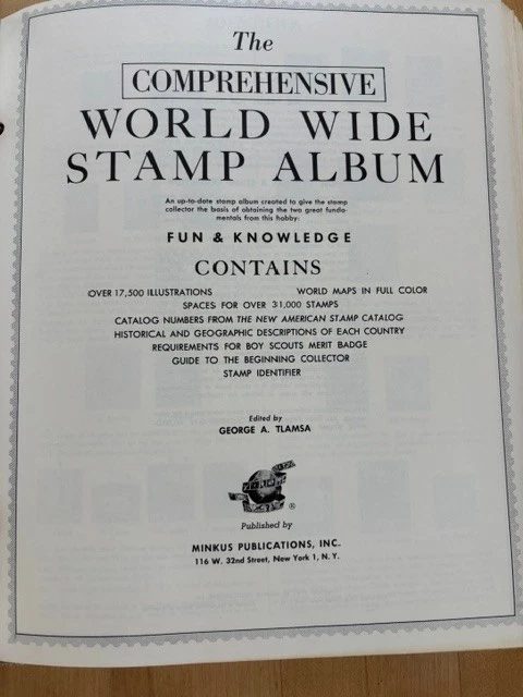 Minkus-The Comprehensive World Wide Stamp Album
