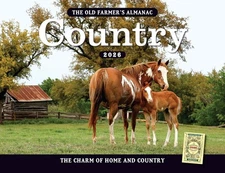 2026 Old Farmer's Almanac Country Wall Calendar Wall by Old Farmer's Almanac