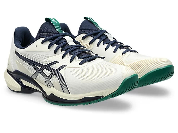 asics テニスシューズ SOLUTION SPEED FF 3 OC ASICS SOLUTION SPEED FF 3 Standard 1041A438 104 Cream/Midnight Men