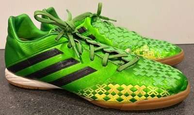 Adidas P Absolado LZ IN Predator US men's 12 Neon Green Q21692 Indoor Soccer