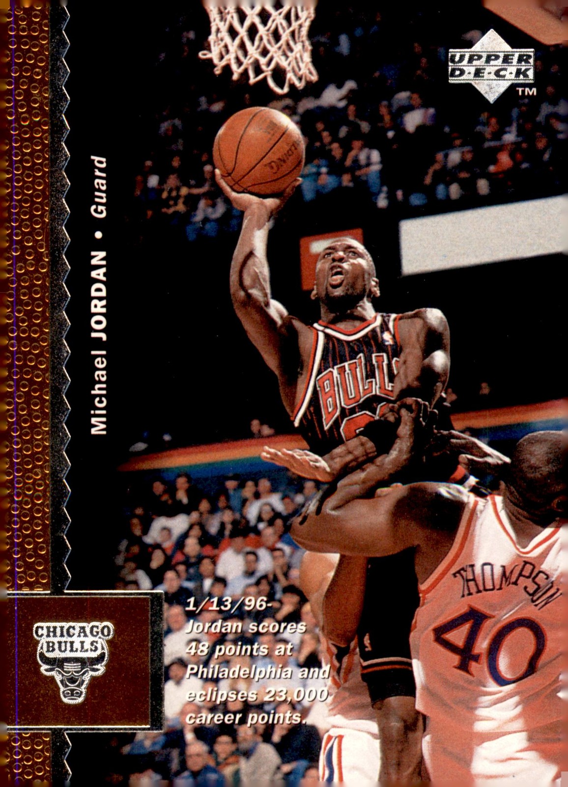 1996-97 Upper Deck #16 Michael Jordan Chicago Bulls Card