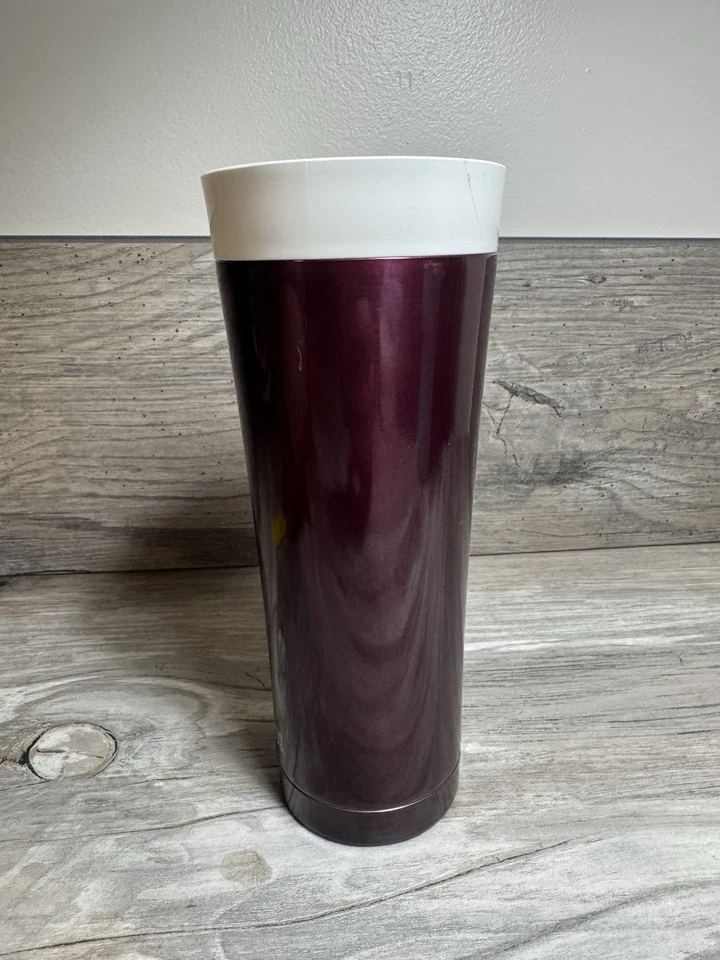 THERMOS 16 Ounce Stainless Steel Vacuum Insulated Travel Tumbler Purple Rare - Image 2 of 4