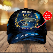 Cappellino classico personalizzato Star Trek 60° anniversario 2026