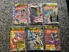 1993 HERO ILLUSTRATED COMIC LOT OF 6  ALL SEA...