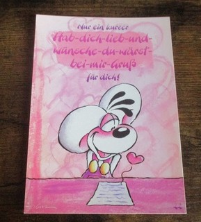 Diddl Postkarte Nr.22f TOP unbeschrieben