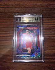 2024 Prism Monopoly WNBA Caitlin Clark Millionaire Purple /50 BGS 9.5 POP 1