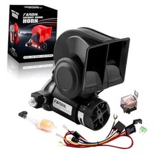 Train Horn for Truck 12v 150db Loud Car Horn Snail Air Horn 12V black horn