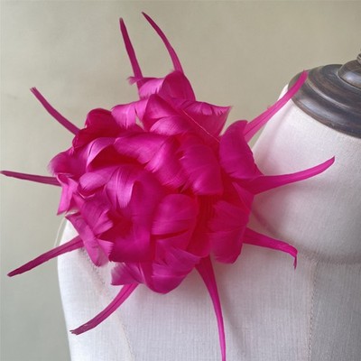 80 Farben Gänsefeder Blume Millinery für Hut Fascinator Royal Ascot Derby