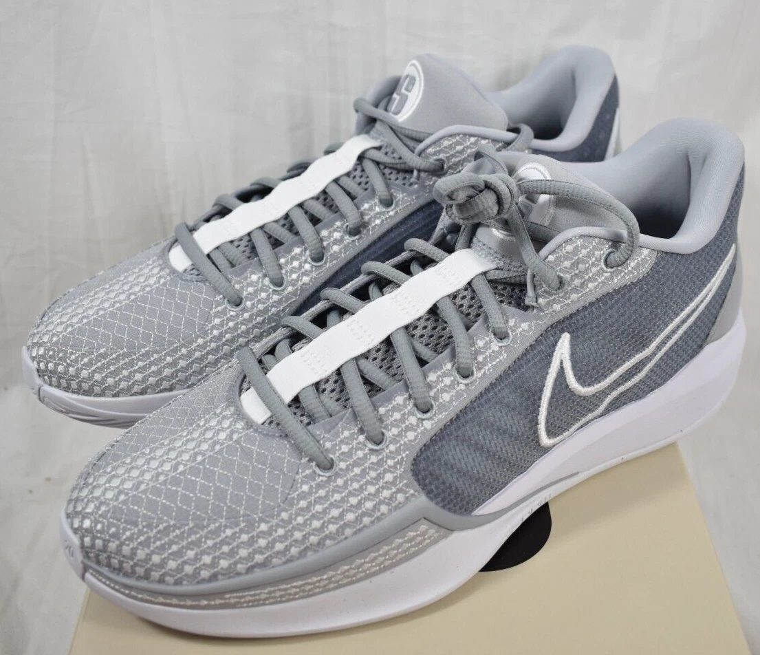 Size 12W 10.5M Nike Sabrina 1 Wolf Grey Basketball Shoes FQ3391 010 Fast Ship