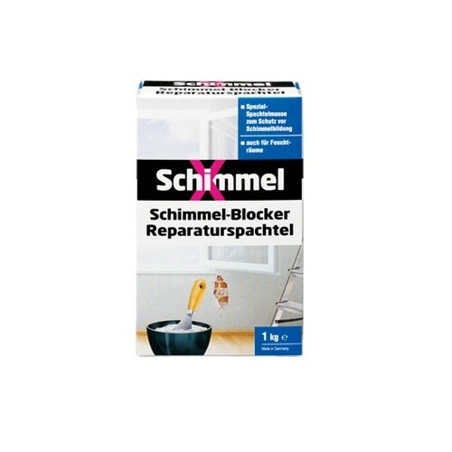SchimmelX Reparaturspachtel Schimmel-Spachtel Antischimmel-Grund 1kg PUFAS - Bild 1 von 1