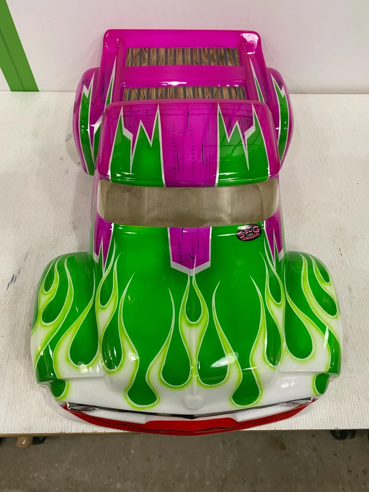 Pro-Line 1956 Ford F-100 Joker Custom Painted Body for Traxxas Slash 2wd & 4x4 - Immagine 3 di 4