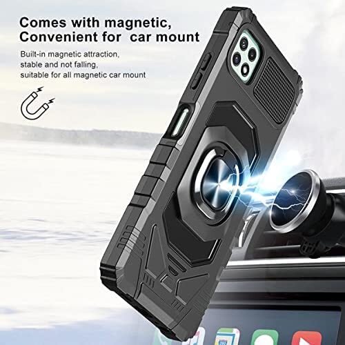 Für Boost Mobile Celero 5G+ Plus Etui mit Hartglas Hybrid Magnetring - Bild 4 von 15