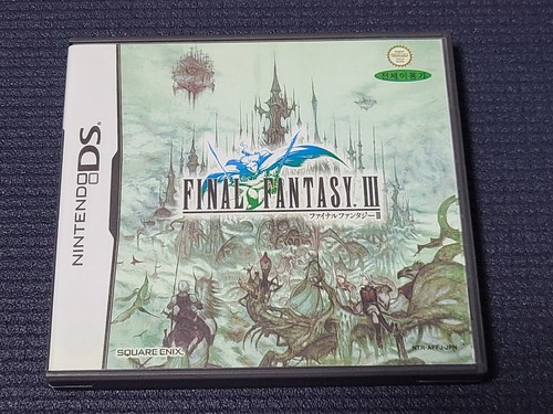 Super Rare Nintendo DS Final Fantasy 3 III Retro Game Daiwon Korean Version NDS