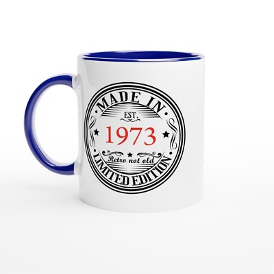 Tasse Made In ... Jahrgang Retro Geschenk Geburtstag Limitierte Edition Becher