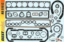 1936-1952 Buick 320 Straight-8 Engine. Full Gasket Set. Best. Free Shipping!