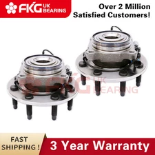 (2) Front Wheel Hub Bearing For 07-10 Chevy Silverado 2500 HD WT/LT w/ABS 515098