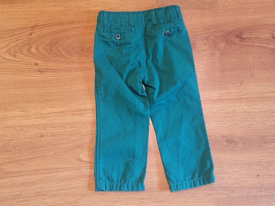 J Khaki Gren Slacks Adjustable Waist Boys Size 2T - Image 4 of 4